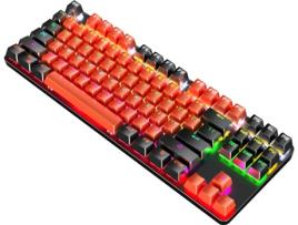 Teclado WELUOT K200 87 Key RGB Backlight (Layout Inglês - Multicores)