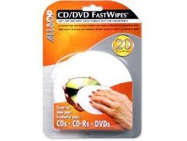 Kits de limpeza de equipamento ALLSOP CD/DVD Fast Wipes