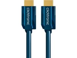 Cabo HDMI CLICKTRONIC (10 m - Azul)