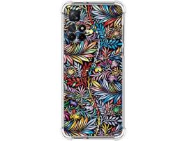 Capa para Xiaomi Redmi Note 11s 5G TUMUNDOSMARTPHONE Desenhos Anti golpes Flores 04 Multicor
