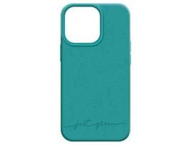 Capa para iPhone 13 Pro JUST GREEN turquesa reciclável