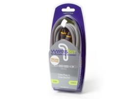 Techlink 5M Coax/Coax Cabo Coaxial Cinzento