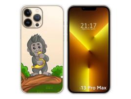 Capa iPhone 13 Pro Max (6.7) TUMUNDOSMARTPHONE Desenhos Transparente Multicor