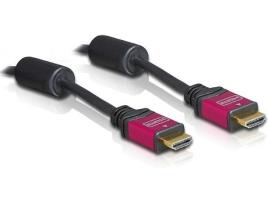 Cabo HDMI DELOCK (3 m - Preto)
