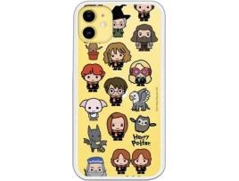 Capa iPhone 11 LA CASA DE LAS CARCASAS Harry Potter Characters Icons Transparente