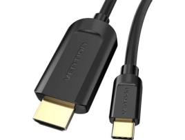 Cabo VENTION adaptador Tipo-C para HDMI de 2 m - Preto