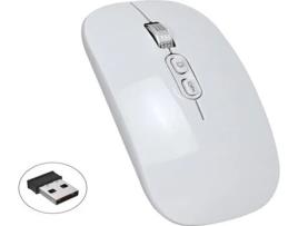 Rato HXSJ Mute 2.4g (Wireless - Regular - Branco)