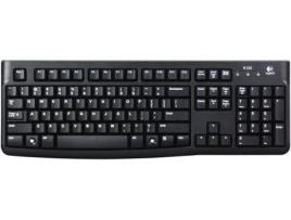 Teclado LOGITECH K120 Nordic (Com Cabo - Layout Nórdico)