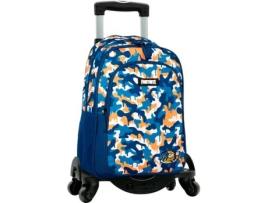 Mochila com Trolley FORTNITE Blue Camo 4 Rodas (Multicor - Poliéster - 42x32x20 cm)