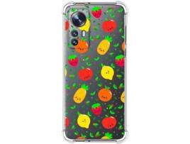 Capa para Xiaomi 12 TUMUNDOSMARTPHONE Desenhos Anti golpes Frutas 01 Multicor