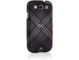 Capa Samsung Galaxy S3 WHITE DIAMONDS Grid Preto