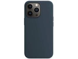 Capa para iPhone 13 Pro MISTERCAPAS Pele Azul Marinho