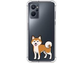Capa Realme 9i TUMUNDOSMARTPHONE Desenhos Antigolpes Cães 02 Multicor