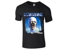 T-shirt SCORPIONS Algodão Homem (Preto - 140)