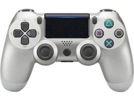 Comando PS4 KLACK DoubleShock 4 Prateado (Wireless)