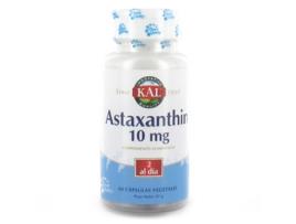 Suplemento Alimentar KAL Kal Astaxanthin 10 Mg - 60 Cápsulas (10022) (60 cápsulas)