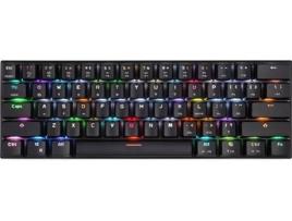 Teclado Gaming MOTOSPEED CK62 (Membrana - Inglês - Preto)