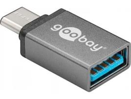 Adaptador GOOBAY 56621 (USB-C - Cinzento)