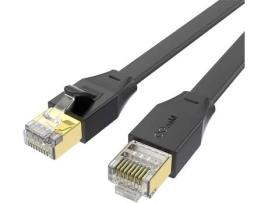 Cabo Ethernet QGEEM 0801 (Ethernet Lan - 1 m - Preto)