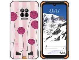 Capa Doogee S86 / S86 Pro TUMUNDOSMARTPHONE Flores Vintage Multicor