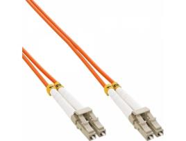 Cabo Fibra Ótica INLINE (LC - 15 m - Laranja)