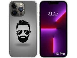 Capa iPhone 13 Pro (6.1) TUMUNDOSMARTPHONE Barba Desenhos Multicor
