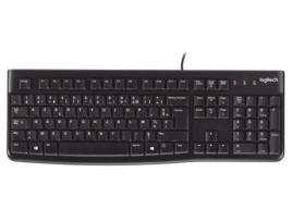 Teclado Logitech K120 (Com Cabo - Layout Belga - Teclado Numérico)