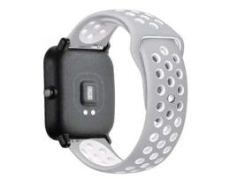 Bracelete Desportiva para Amazfit Gtr 3 47Mm Cinza / Branco