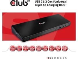 Docking Station CLUB3D CSV-1562 Preto