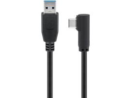 Goobay 66501 Cabo Usb 1 M Usb 3.2 Gen 1 3.1 Gen 1 Usb a Usb C Preto