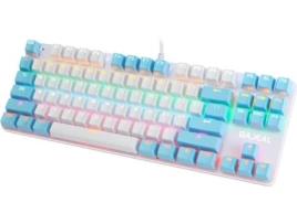 Teclado WELUOT K100 87 Key RGB Backlight (Layout Inglês - Multicores)