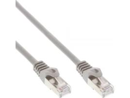 Cabo de Rede INLINE (RJ45 - 30 cm - Cinzento)