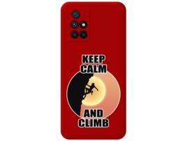 Capa Xiaomi Redmi 10 TUMUNDOSMARTPHONE Silicone Líquida Desenhos Vermelho
