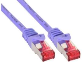 Cabo de Rede INLINE (RJ45 - 10 m - Roxo)