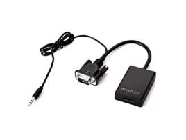 Conversor VGA para HDMI com Audio