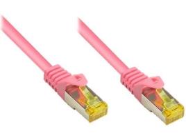 Cabo de Rede ALCASA (RJ45 - 3 m - Rosa)