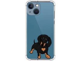 Capa iPhone 13 Mini (5.4) TUMUNDOSMARTPHONE Desenhos Antigolpes Cães 04 Multicor