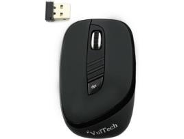 Rato VULTECH MN-01W (Wireless - Regular - 1600 dpi - Preto)