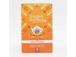 Chá ENGLISH TEA SHOP Cúrcuma Gengibre e Erva Limão (35 g)