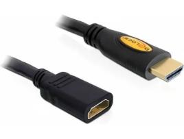 Cabo HDMI DELOCK (2 m - Preto)