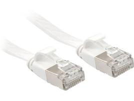 Cabo de Rede LINDY (RJ45 - 2 m - Branco)