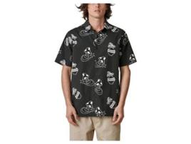 Camisa para Homem GLOBE Manga curta underground holiday (XL)