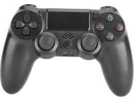 Comando PS4 YLW 200019PS4 Preto (Wireless)