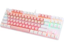 Teclado WELUOT K100 87 Key RGB Backlight (Layout Inglês - Multicores)