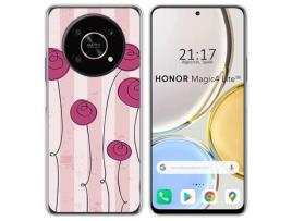 Capa para Huawei Honor Magic 4 Lite TUMUNDOSMARTPHONE Desenhos Flores Vintage Multicor