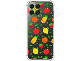 Capa para Huawei Honor X8 TUMUNDOSMARTPHONE Desenhos Anti golpes Frutas 01 Multicor