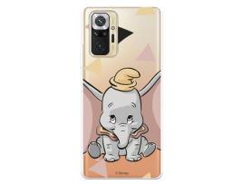 Capa para Xiaomi Redmi Note 10 Pro Oficial da Disney Dumbo Silhueta Transparente - Dumbo