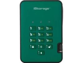 Disco SSD Externo ISTORAGE diskAshur 2 (128 GB - USB 3.1 - 294 MB/s)