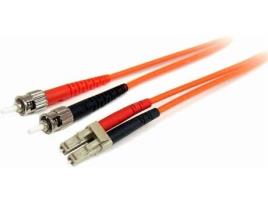Cabo Fibra Ótica STARTECH (LC - ST - 2 m - Laranja)