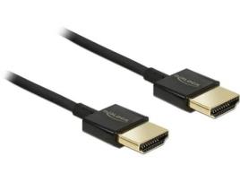 Cabo HDMI DELOCK (2 m - Preto)